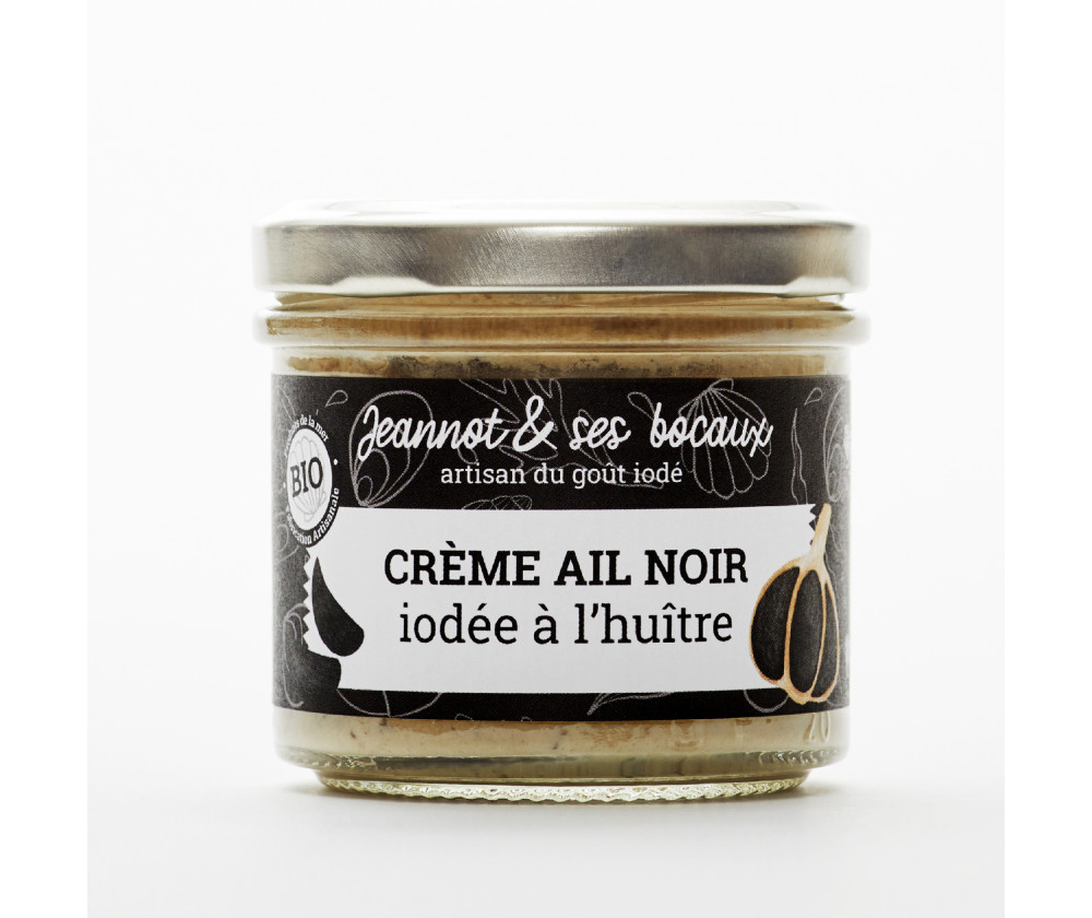 Crème ail noir iodée à l'huître Crème ail noir iodée à l'huître