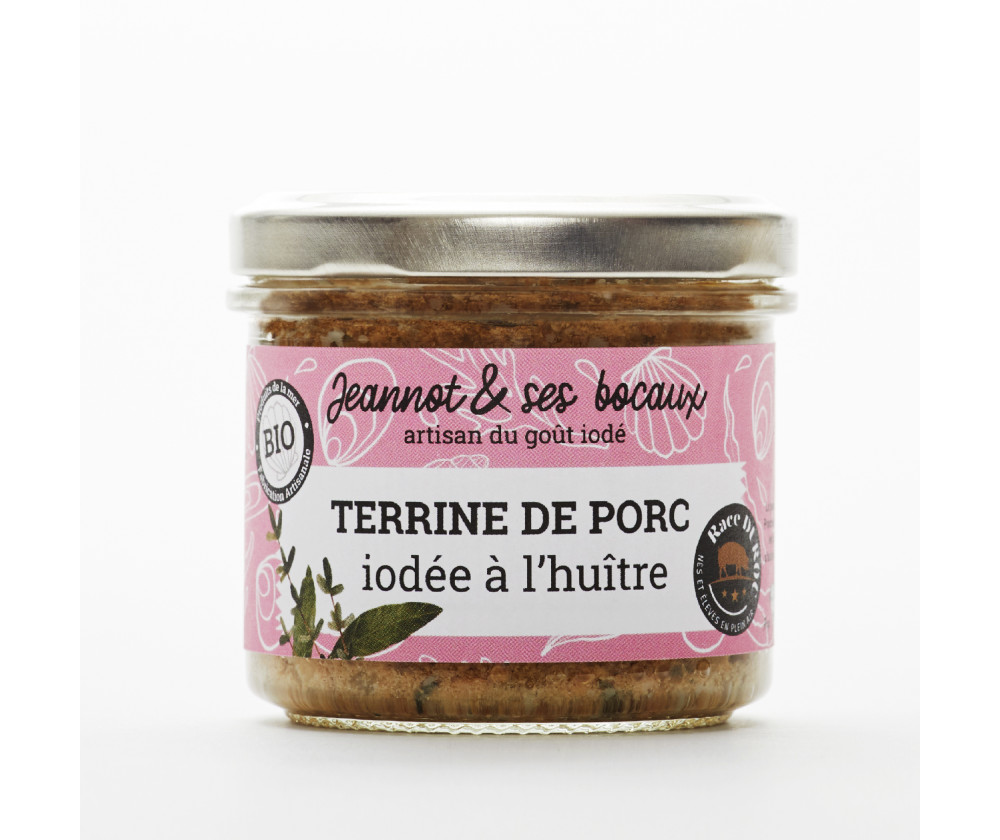Terrine de porc iodée à l'huître Terrine de porc iodée à l'huître