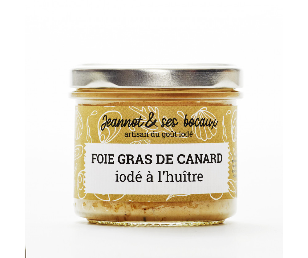 Foie gras de canard iodé à l'huître Foie gras de canard iodé à l'huître